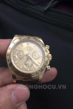 Đồng hồ Rolex Daytona 116518LN Champagne Dial on Strap 4 Đồng hồ Rolex Daytona 116518LN Champagne Dial on Strap