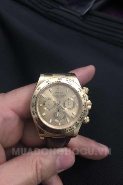 Đồng hồ Rolex Daytona 116518LN Champagne Dial on Strap 3 Đồng hồ Rolex Daytona 116518LN Champagne Dial on Strap