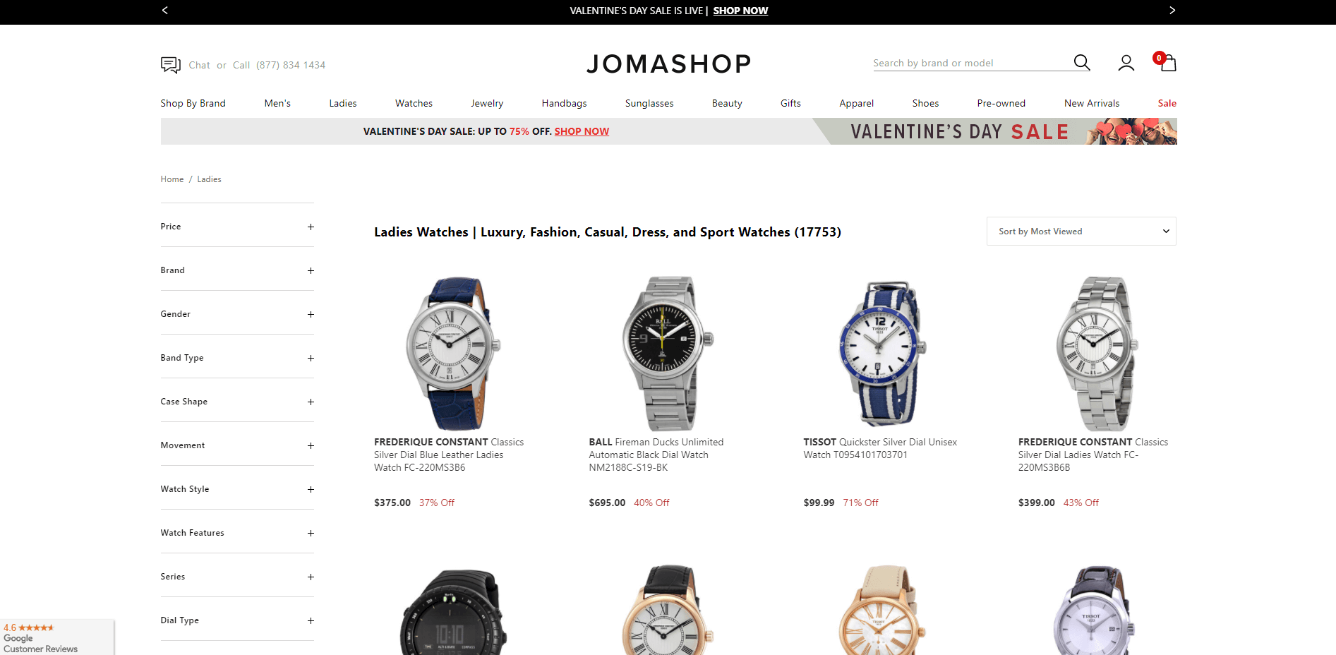 Jomashop chuyên bán đồng hồ chính hãng giá tốt từ US