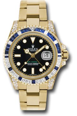 Đồng Hồ Rolex 116758SA GMT-Master II Yellow Gold