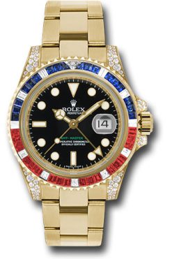 Đồng Hồ Rolex 116758SARU GMT-Master II Yellow Gold