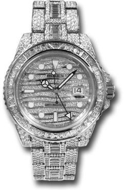 Đồng Hồ Rolex 116769TBR GMT-Master II White Gold