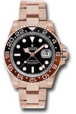 Đồng Hồ Rolex 126715CHNR bk GMT-Master II Everose Gold Watch