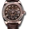 Đồng Hồ Rolex 326135 cho Sky-Dweller Everose Gold - Leather Strap 2 Đồng Hồ Rolex 326135 cho Sky-Dweller Everose Gold - Leather Strap