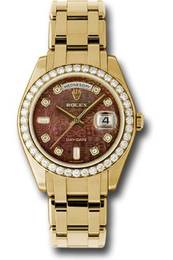 Đồng Hồ Rolex 18948 dkmjd Day-Date Special Edition Yellow Gold Masterpiece