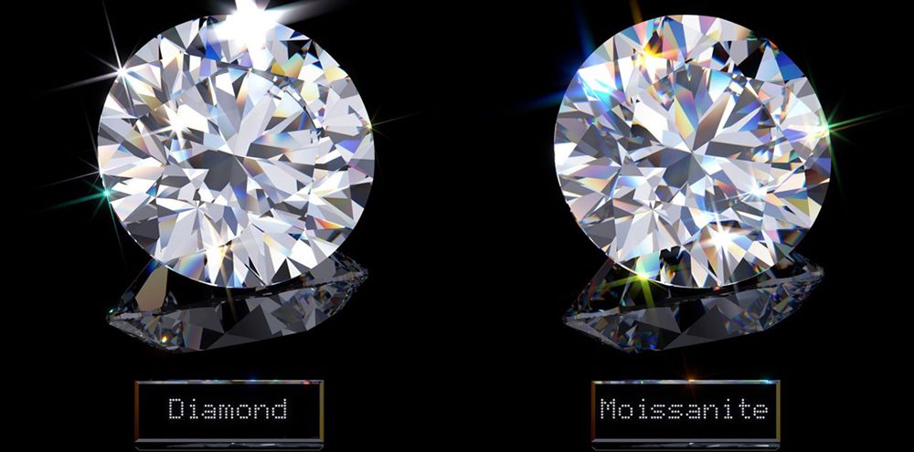 Phân biết kim cương và kim cương Moissanite