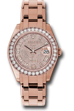 Đồng Hồ Rolex 86285 dpr Datejust Pearlmaster 39 Everose Gold