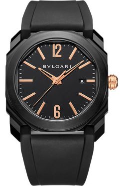 Đồng Hồ Bulgari 102581 - Octo 41 mm - Black Steel