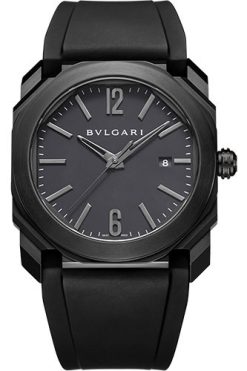 Đồng Hồ Bulgari 102737 - Octo 41 mm - Black Steel