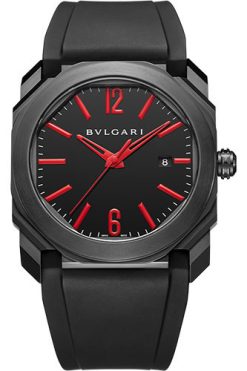 Đồng Hồ Bulgari 102738 - Octo 41 mm - Black Steel