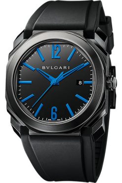 Đồng Hồ Bulgari 102814 - Octo 41 mm - Black Steel