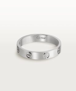 Nhẫn Cartier CRB4085100 - LOVE wedding band - White gold