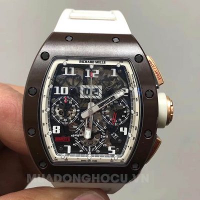 Richard Mille RM 011 Flyback Chronograph Brown Ceramic Rose Gold