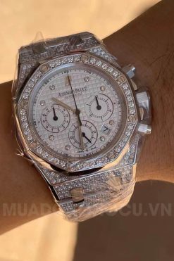 Đồng Hồ Audemars Piguet Royal Oak Chronograph Diamond White Gold 25967BC.ZZ.1185BC.01 6 Đồng Hồ Audemars Piguet Royal Oak Chronograph Diamond White Gold 25967BC.ZZ.1185BC.01