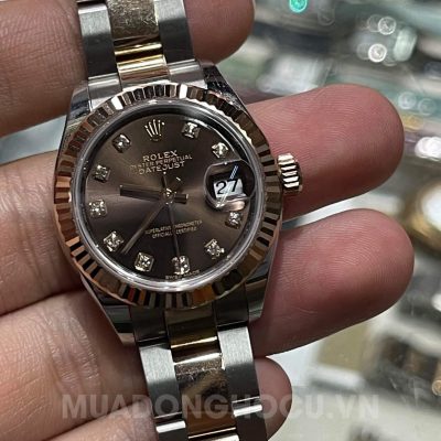 Đồng hồ Rolex Lady Datejust 28 mm Steel and Everose Gold 279171-0010