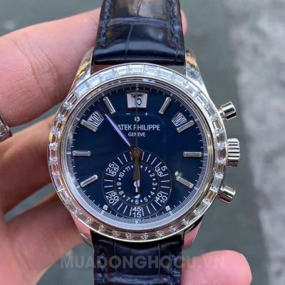 Đồng Hồ Patek Philippe Complications Diamond Platinum Chronograph 5961P-001