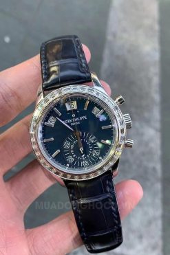 Đồng Hồ Patek Philippe Complications Diamond Platinum Chronograph 5961P-001 4 Đồng Hồ Patek Philippe Complications Diamond Platinum Chronograph 5961P-001
