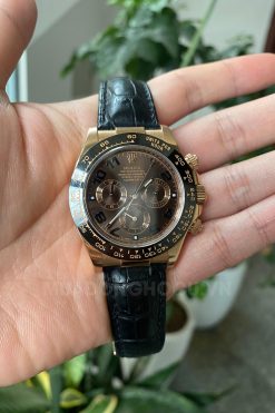 Đồng Hồ Rolex Daytona Chocolate Brown Dial 18k Rose Gold 116515LN