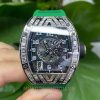 Richard Mille RM 010 White Gold, Custom Baguette Diamond 2 Richard Mille RM 010 White Gold, Custom Baguette Diamond