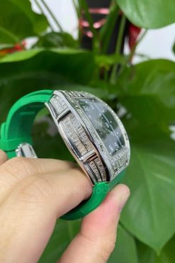 Richard Mille RM 010 White Gold, Custom Baguette Diamond