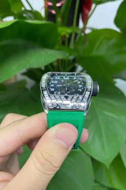 Richard Mille RM 010 White Gold, Custom Baguette Diamond