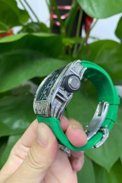 Richard Mille RM 010 White Gold, Custom Baguette Diamond