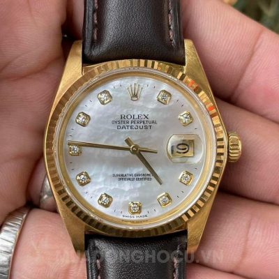 Đồng Hồ Rolex Datejust 16018 Yellow Gold Diamond Dial