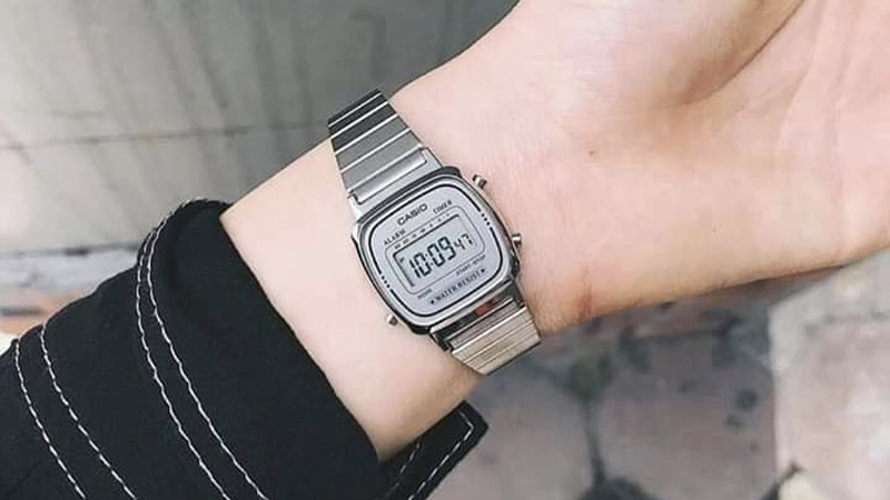 cách chỉnh tín hiệu giờ đồng hồ thời trang điện tử Casio 3 nút