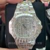 Patek Philippe Nautilus 18K Gold 5711 Automatic Chandelier Diamonds