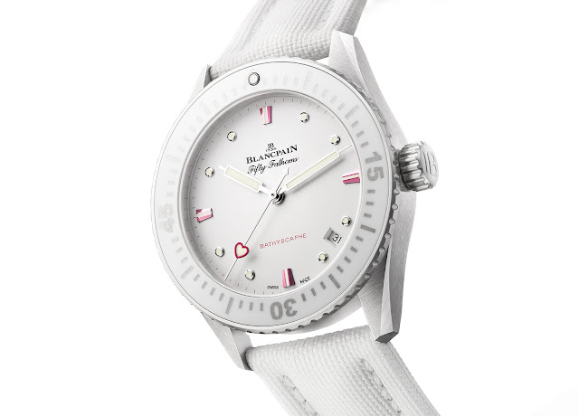 Blancpain ra mắt chiếc đồng hồ chào đón ngày Valentine sắp tới 2023 2 Blancpain Fifty Fathoms Collection Valentine’s Day 2023_002